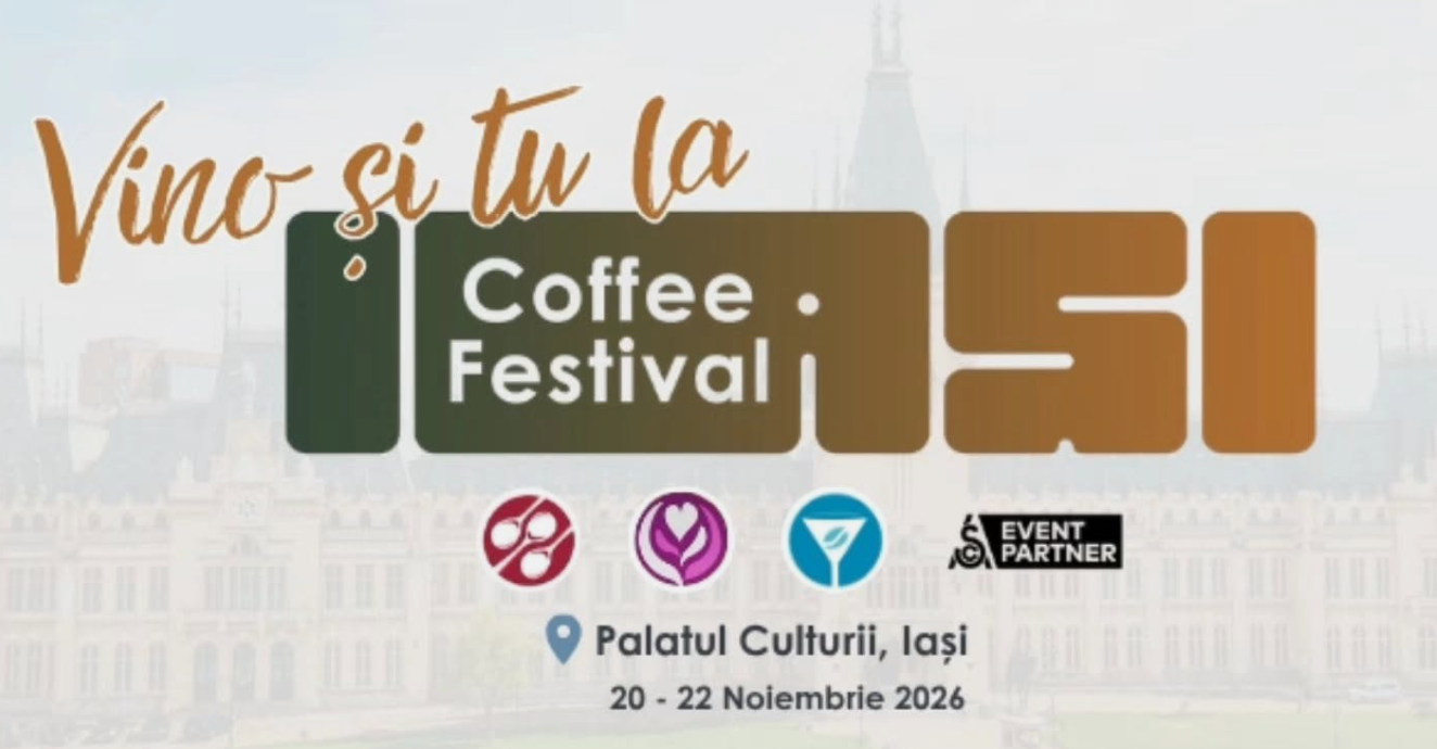 Coffee Festival Iași — Palatul Culturii, 20–22 Noiembrie 2026